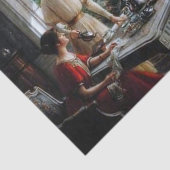 de meisjes/vrouwen samen door Albert Lynch, belle  Tissuepapier (Detail)