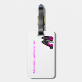 DE MEISJES WILLEN ENKEL DE GIFTEN VAN DE PRET BAGAGELABEL (Achterkant verticaal)