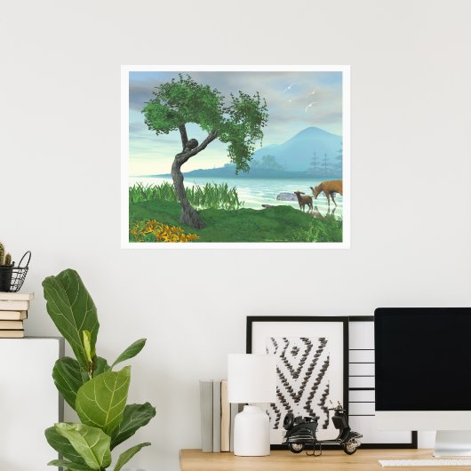 De meisjesboom poster (Thuiskantoor)