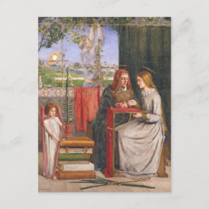 De meisjesjaren van de Maagd Maria door Rossetti A Briefkaart