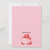 De meisjesnacht van Galentine Kaart (Achterkant)