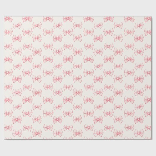 De meisjesste strik inpakpapier (Vlak)