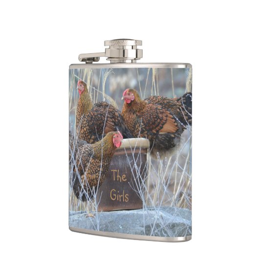 De meiwitfles heupfles (Links)