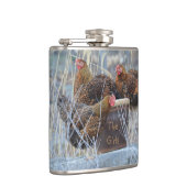 De meiwitfles heupfles (Rechts)