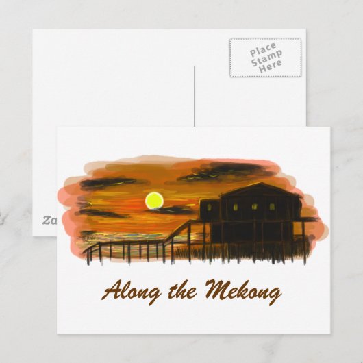 De Mekong Briefkaart (Voorkant / Achterkant)