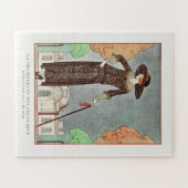 De Melancholy Walker van George Barbier Legpuzzel (Horizontaal)