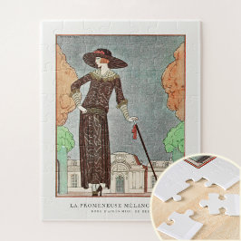 De Melancholy Walker van George Barbier Legpuzzel