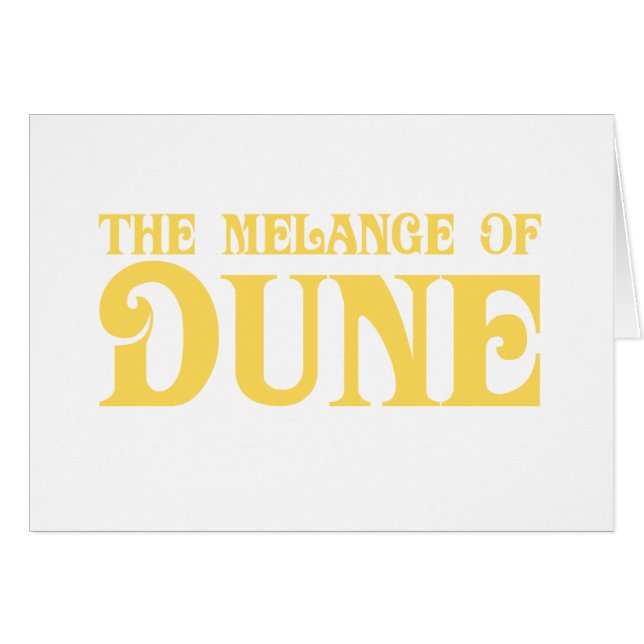 De melange van Dune (Voorkant Horizontaal)