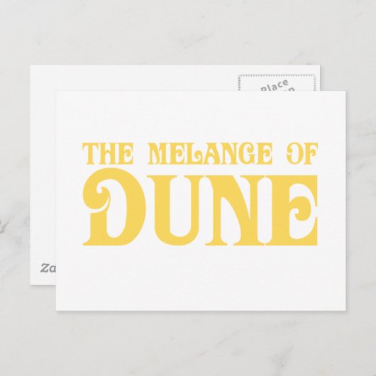 De melange van Dune Briefkaart (Voorkant / Achterkant)