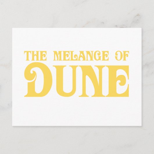 De melange van Dune Briefkaart (Voorkant)