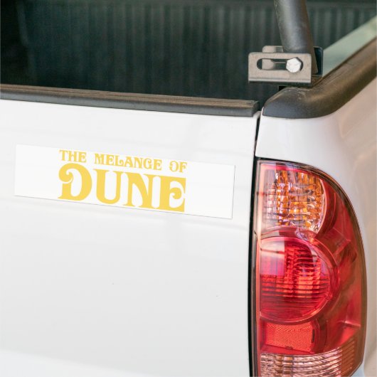 De melange van Dune Bumpersticker (Op Truck)