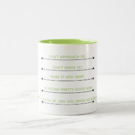 De Melanie-Mok Tweekleurige Koffiemok