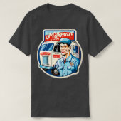 De melkboer 1 t-shirt (Design voorkant)