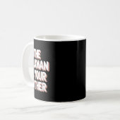 De melkboer is je vader Grappige vader Vaders Dag Koffiemok (Voorkant links)