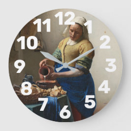 De melkdrain grote klok