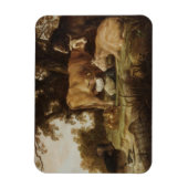 De Melkmeid Aelbert Cuyp Magneet (Verticaal)