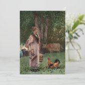 De melkmeid | Winslow Homer (Staand voorkant)