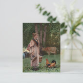 De melkmeid | Winslow Homer Briefkaart (Staand voorkant)