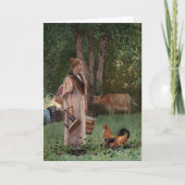 De melkmeid | Winslow Homer Kaart (Voorkant)
