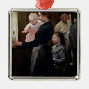 De melkval in Belleville: Doctor Variot's Metalen Ornament