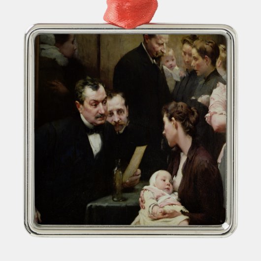 De melkval in Belleville: Doctor Variot's Metalen Ornament (Voorkant)