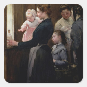 De melkval in Belleville: Doctor Variot's Vierkante Sticker
