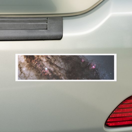 De melkweg bumpersticker (Op auto)