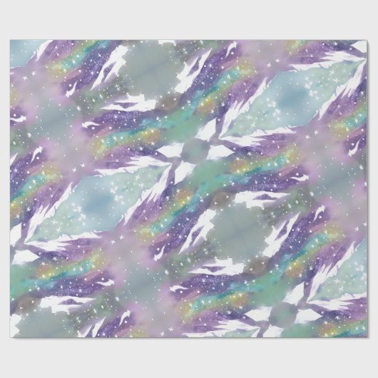 De melkweg cadeaupapier (Vlak)