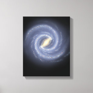 De melkweg canvas afdruk