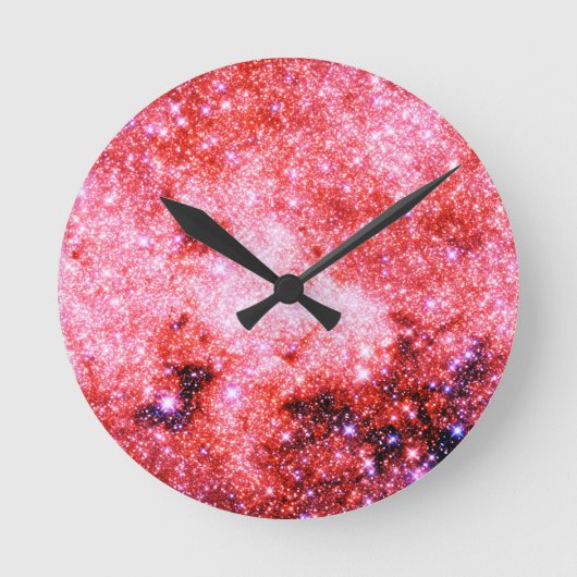 De melkweg ronde klok (Voorkant)