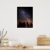 De melkweg | Roos Valley, Californië Poster (Keuken)