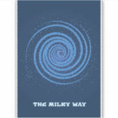 De melkweg sticker (Voorkant)