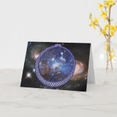 De Melkweg van Ouroboros - Wenskaart Kaart (Gele Bloem)