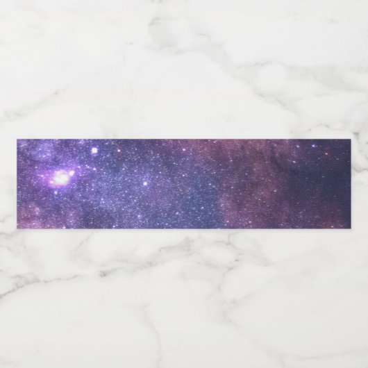 De melkweg waterfles etiket (Enkel label)