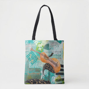 De Melodie van de viool Tote Bag