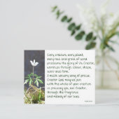 De melodie van ons leven - Een gebed Briefkaart (Staand voorkant)