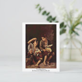 De Melon Eater van Bartolome Esteban Murillo Briefkaart (Staand voorkant)