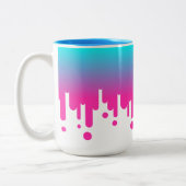 De meltdown tweekleurige koffiemok (Links)