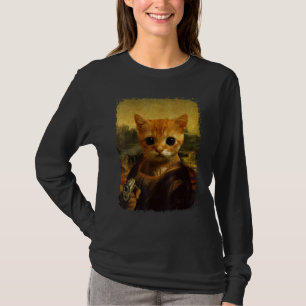 de Meme kat historische grappige Cute Kat met pist T-shirt