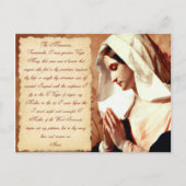 De Memorare Briefkaart (Voorkant)