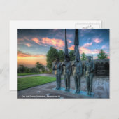 De Memorial van de luchtmacht Briefkaart (Voorkant / Achterkant)