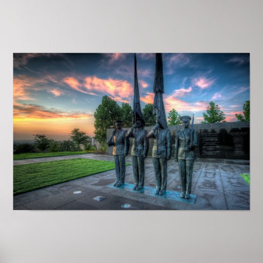 De Memorial van de luchtmacht Poster (Voorkant)