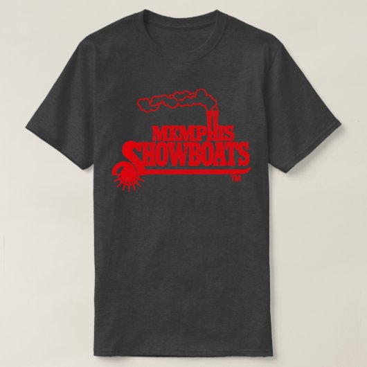 De Memphis Showboats T-shirt (Design voorkant)