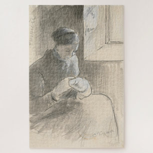 De mender van Camille Pissarro Legpuzzel