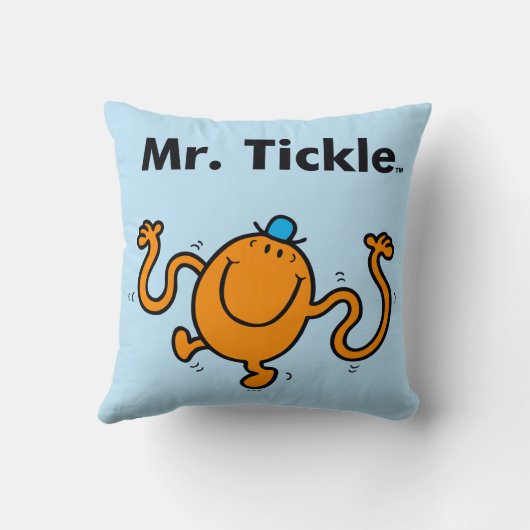 De meneer | Meneer Kietel gaat kietelen Kussen (Achterkant)