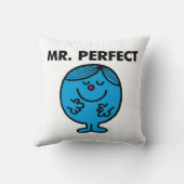 De Meneer Perfect | Rustig tevreden Kussen (Achterkant)