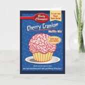 De Mengeling Halloween van de Muffin van hersenen Kaart (Voorkant)