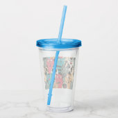 De menigte katten acryl drinkbeker (Achterkant)