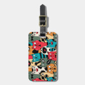 De menigte katten bagagelabel (Voorkant verticaal)