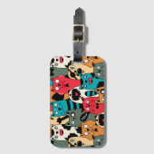 De menigte katten bagagelabel (Voorkant (verticaal))